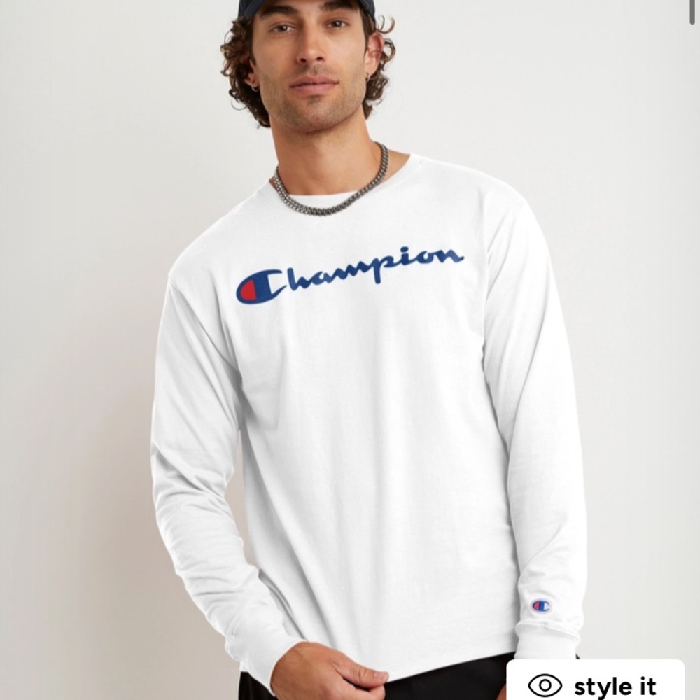 Mens champion long sleeve
